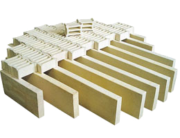 大型硫酸吸收塔承重條梁